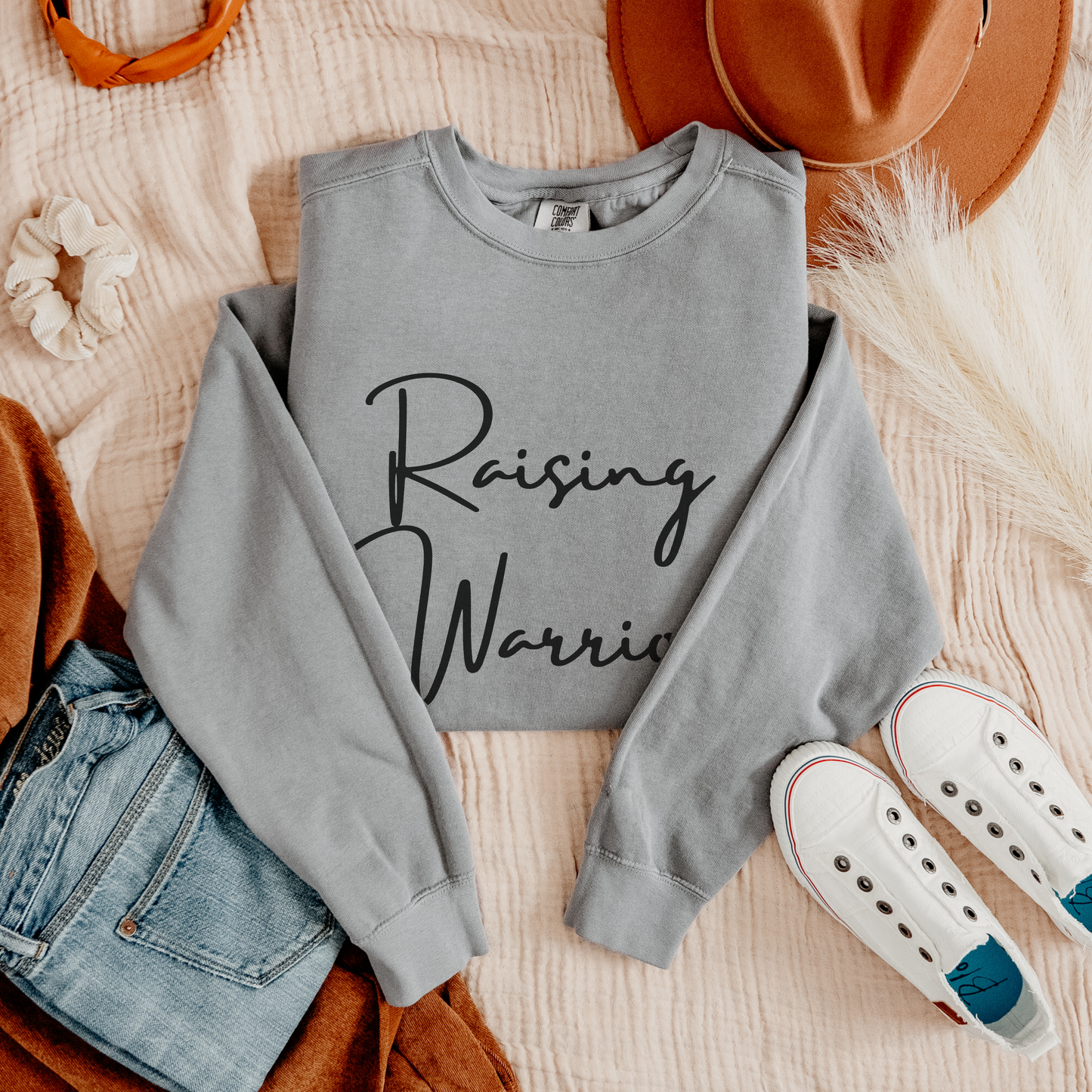 Raising Warriors Comfort Colors Crewneck