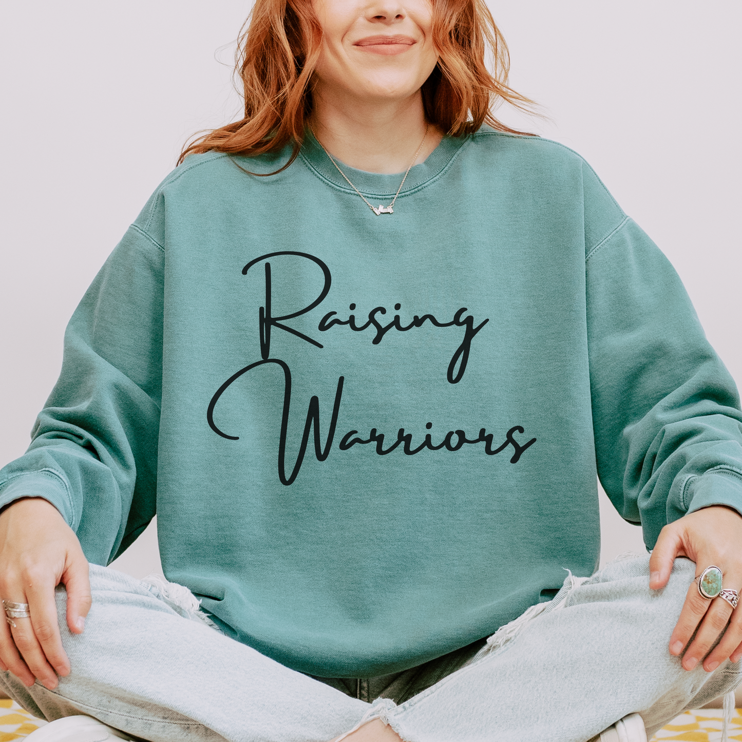 Raising Warriors Comfort Colors Crewneck