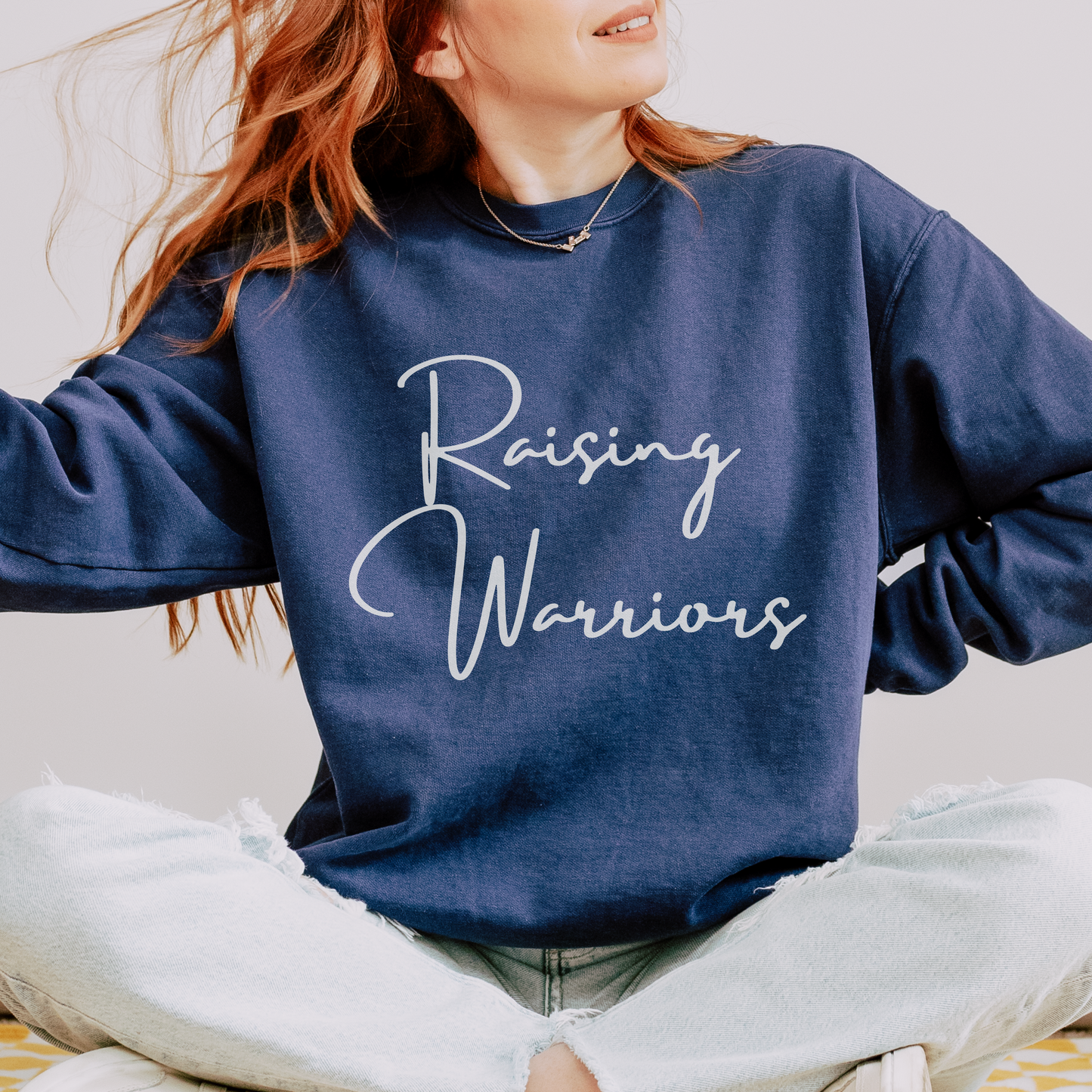 Raising Warriors Comfort Colors Crewneck