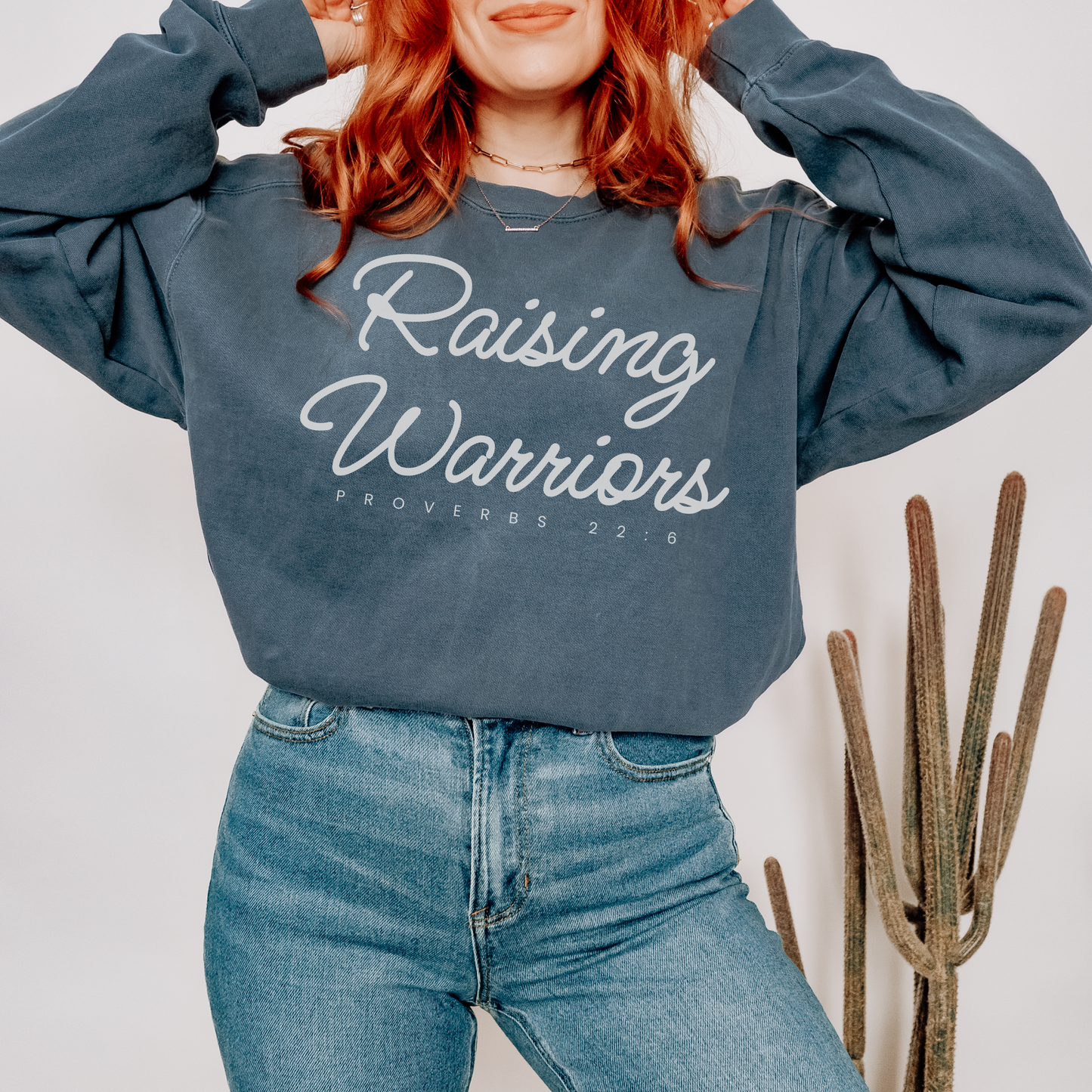 Raising Warriors Comfort Colors Crewneck