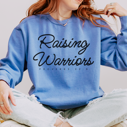 Raising Warriors Comfort Colors Crewneck