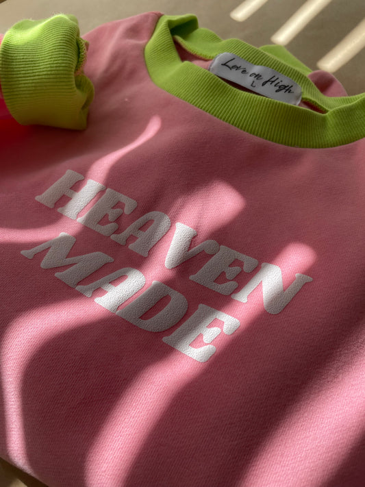 Heaven Made Puff Print Crewneck