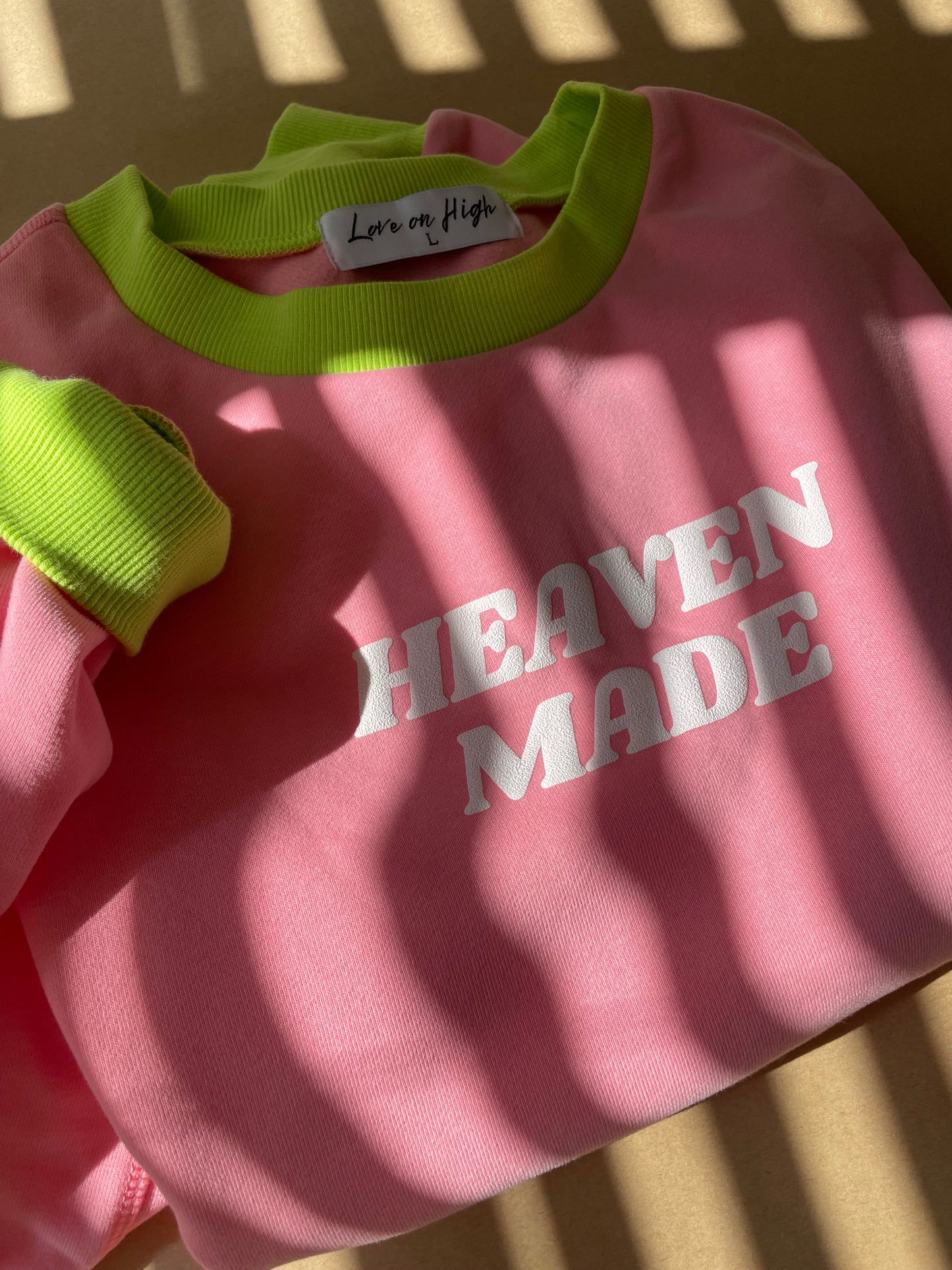 Heaven Made Puff Print Crewneck