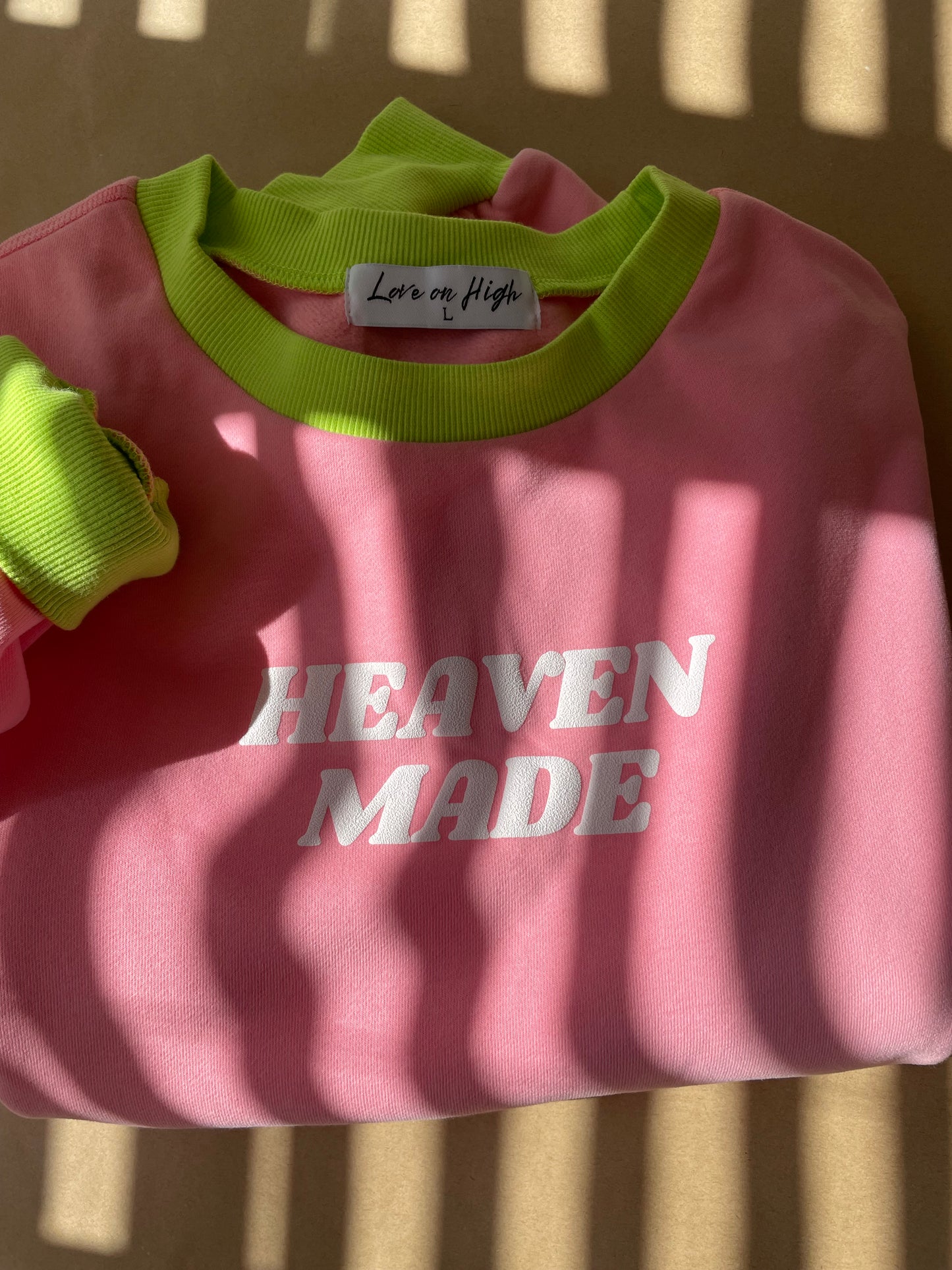 Heaven Made Puff Print Crewneck