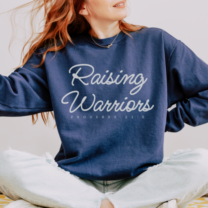 Raising Warriors Comfort Colors Crewneck