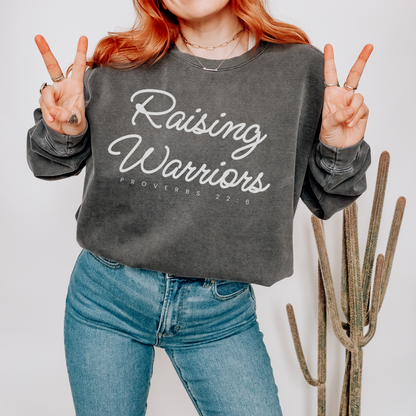 Raising Warriors Comfort Colors Crewneck