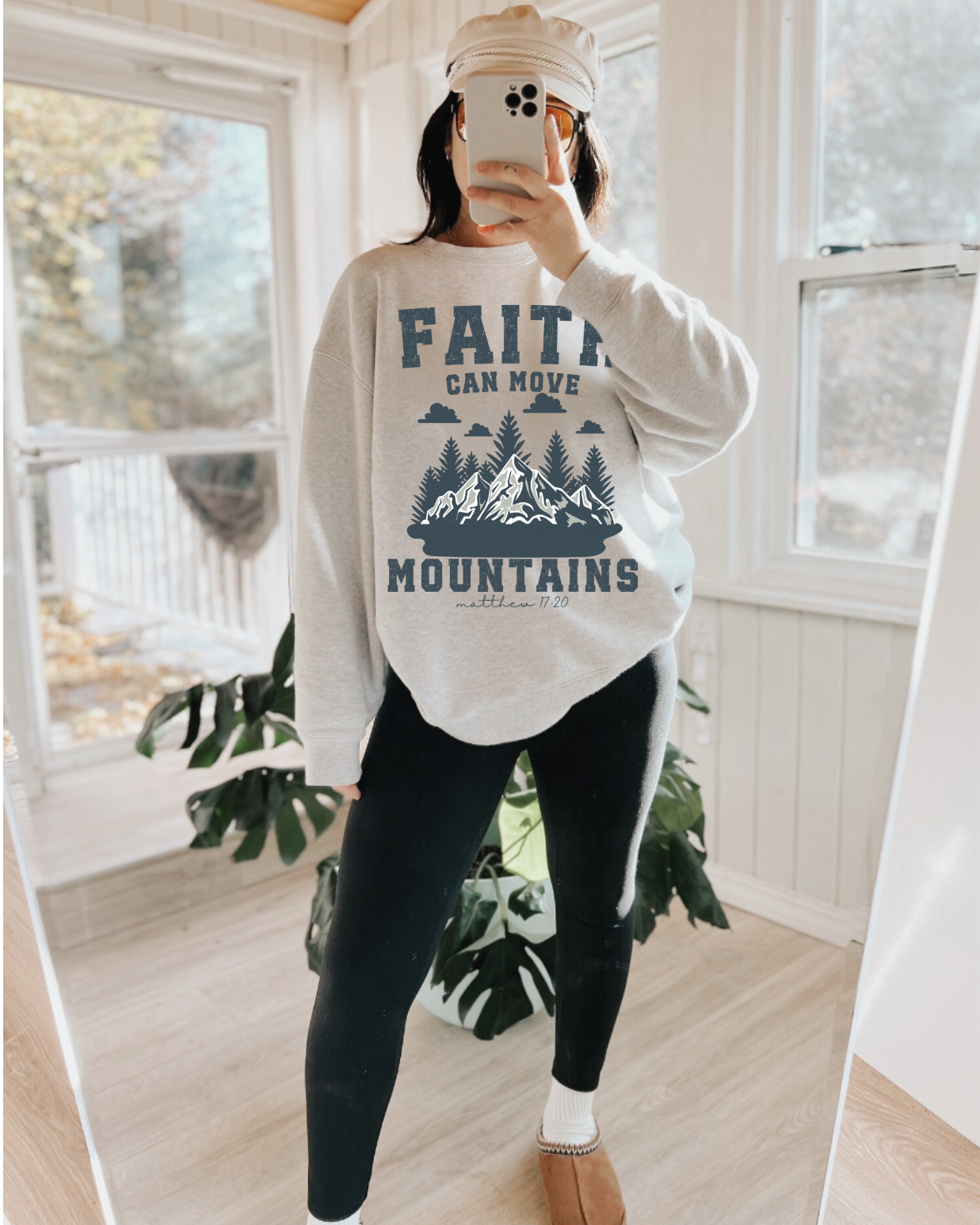 Faith Can Move Mountains Sweatshirt