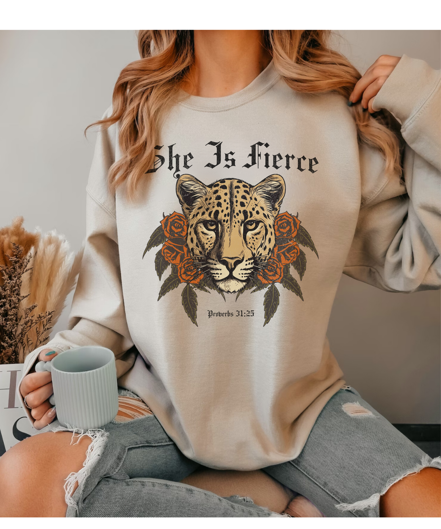 She Is Fierce Sweatshirt