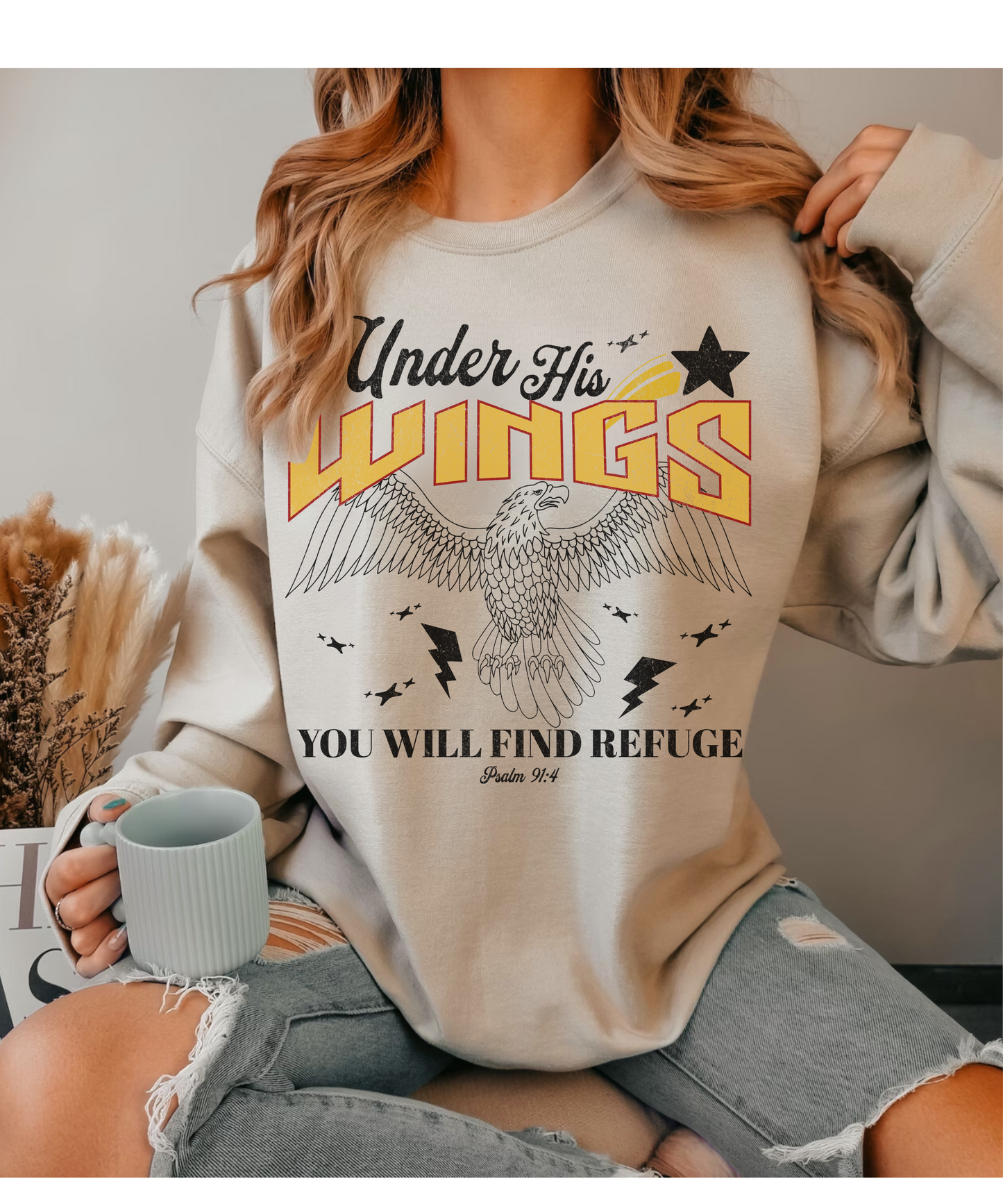 Under His Wings Sweatshirt