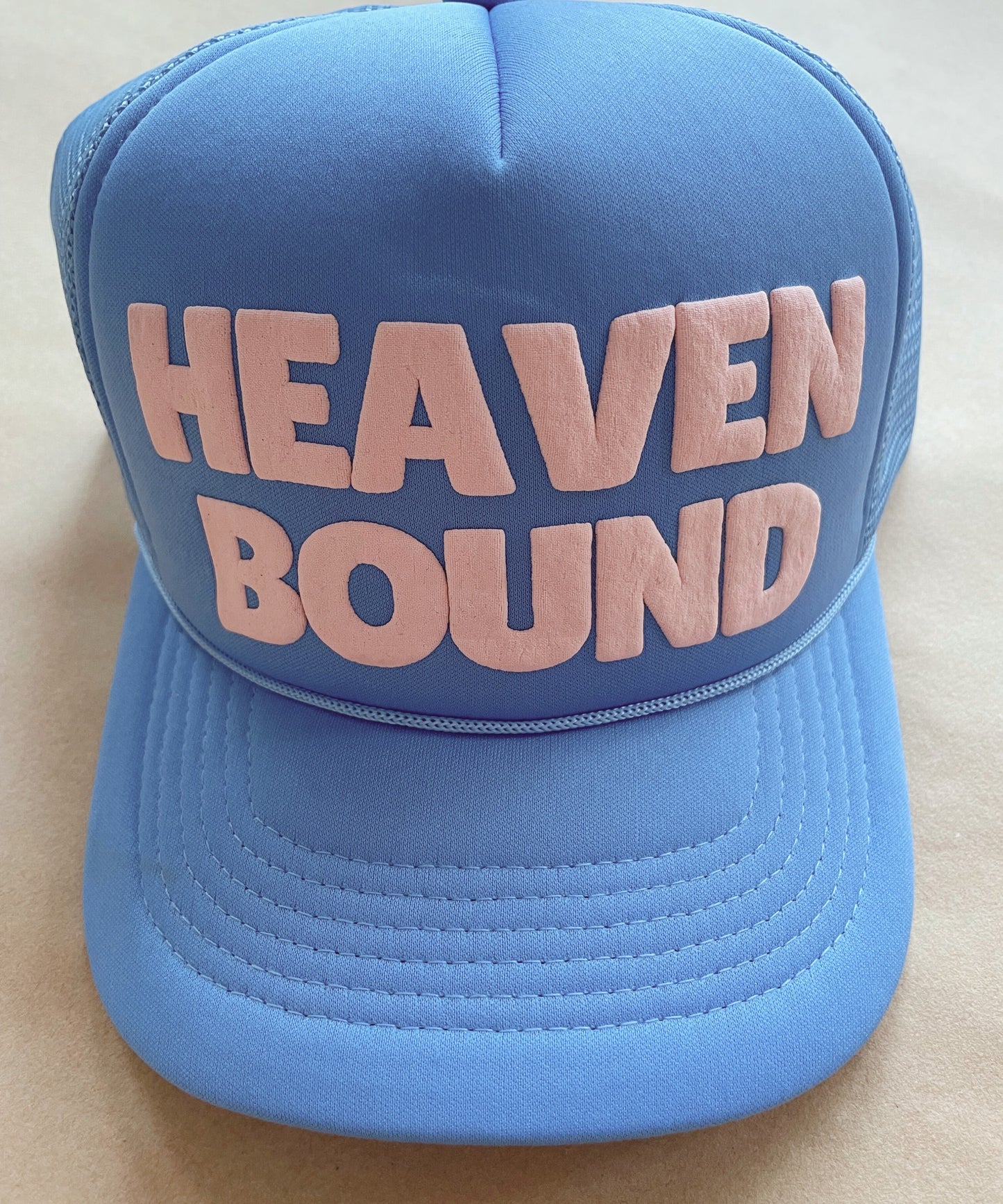 Heaven Bound Puff Print Hat