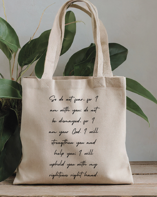 I Am With You Always Tote Bag