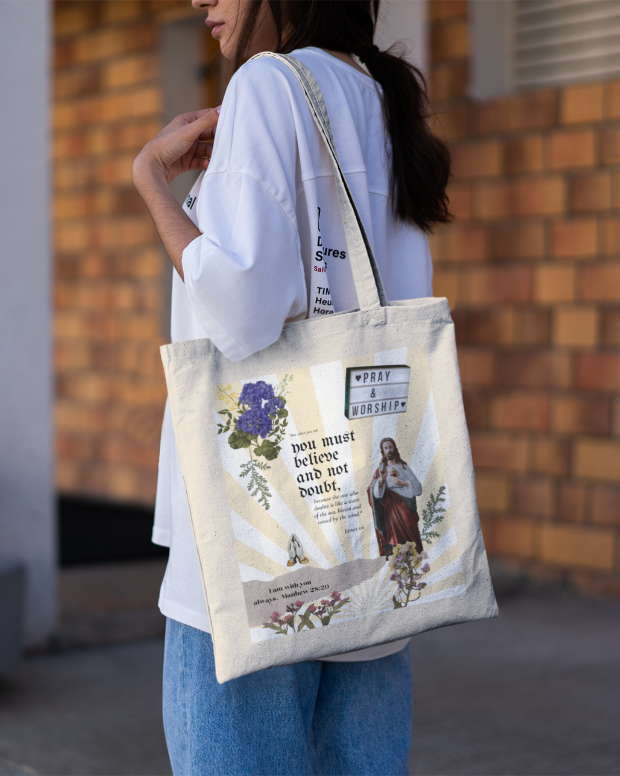 You Must Believe Tote Bag