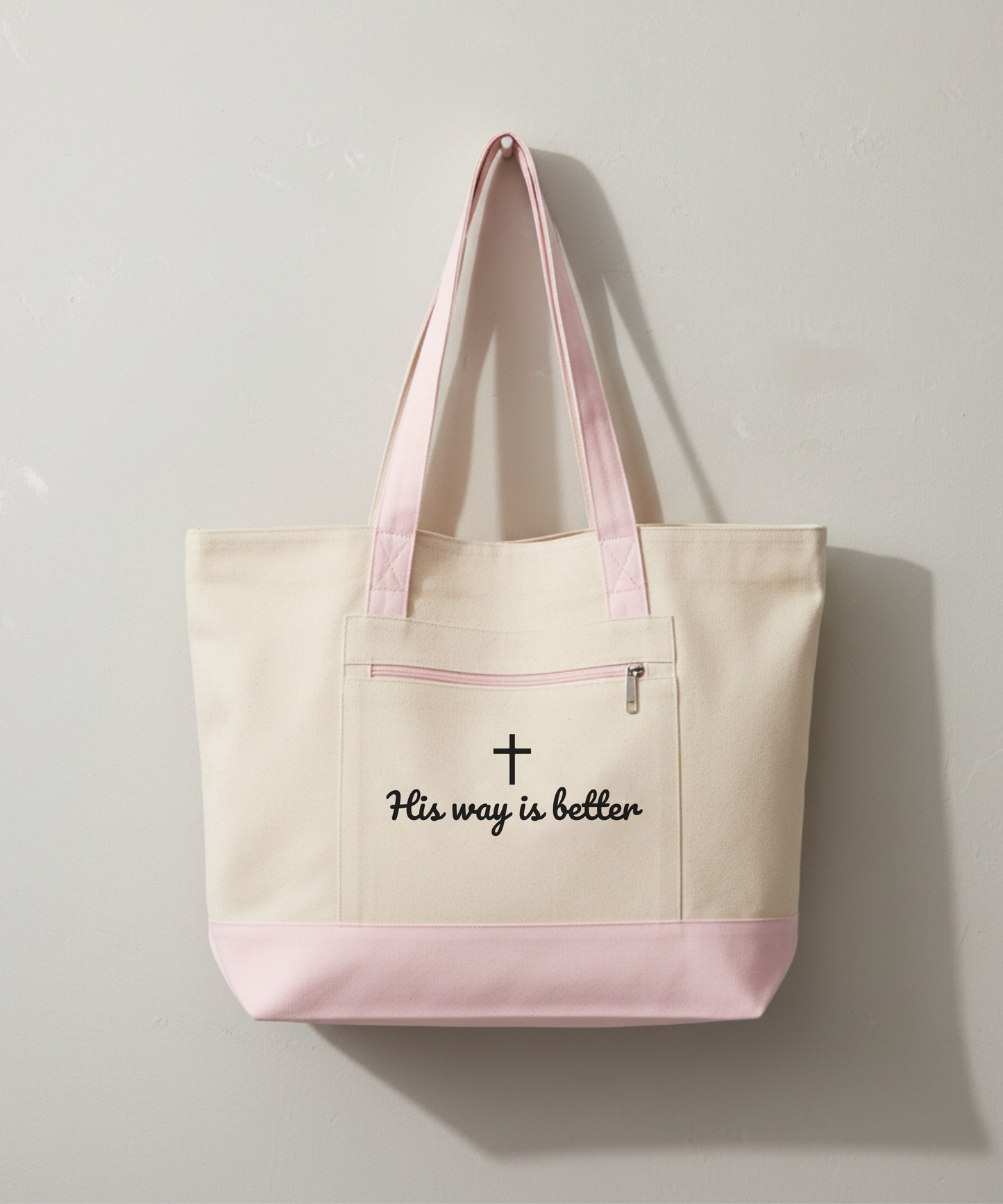 His Way Is Better Canvas Tote Bag