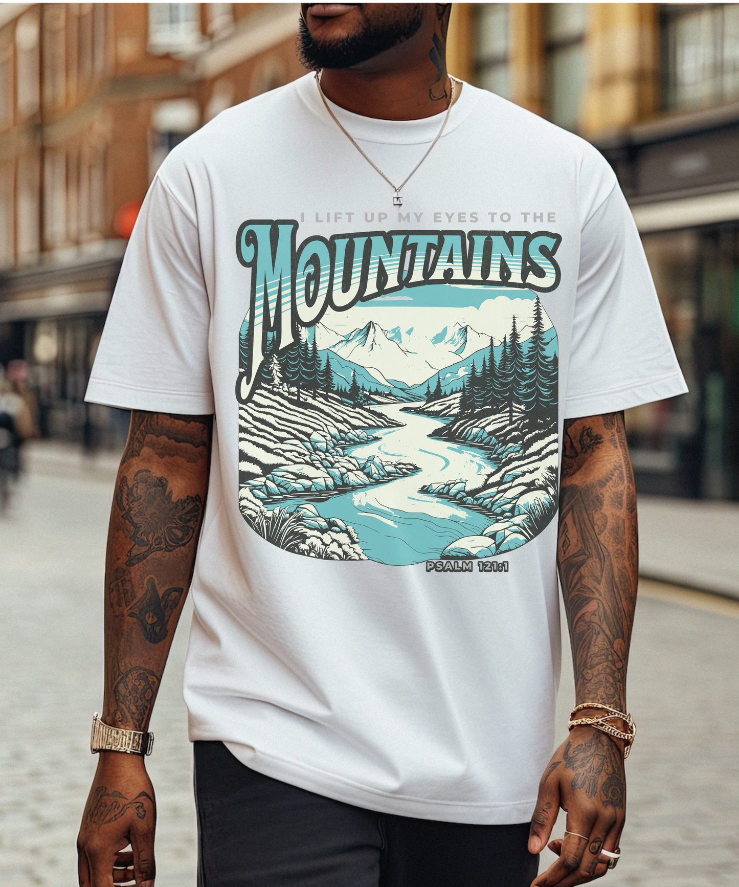 I Lift Up My Eyes To The Mountains Tee