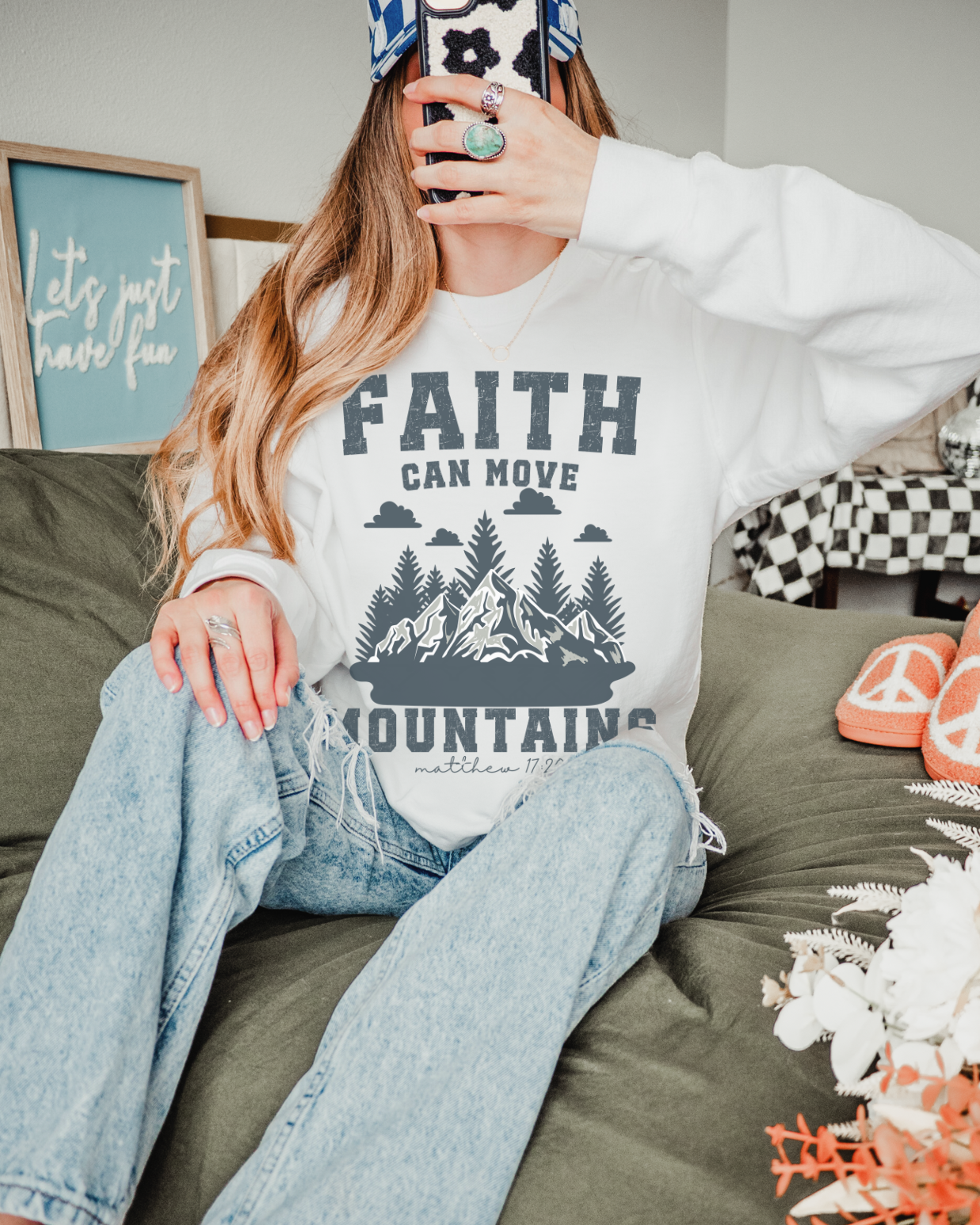 Faith Can Move Mountains Sweatshirt