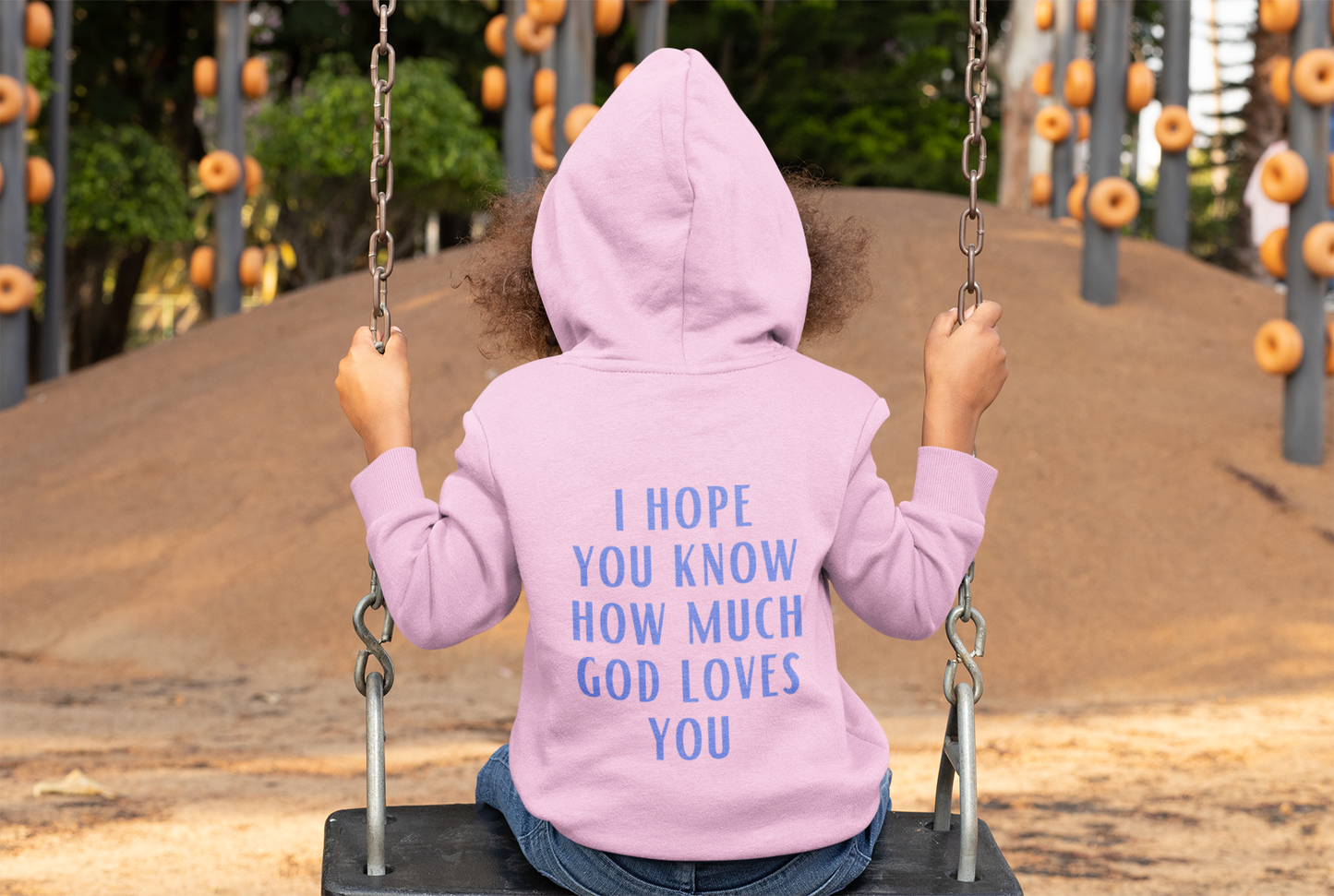 God Loves You Kids Hoodie