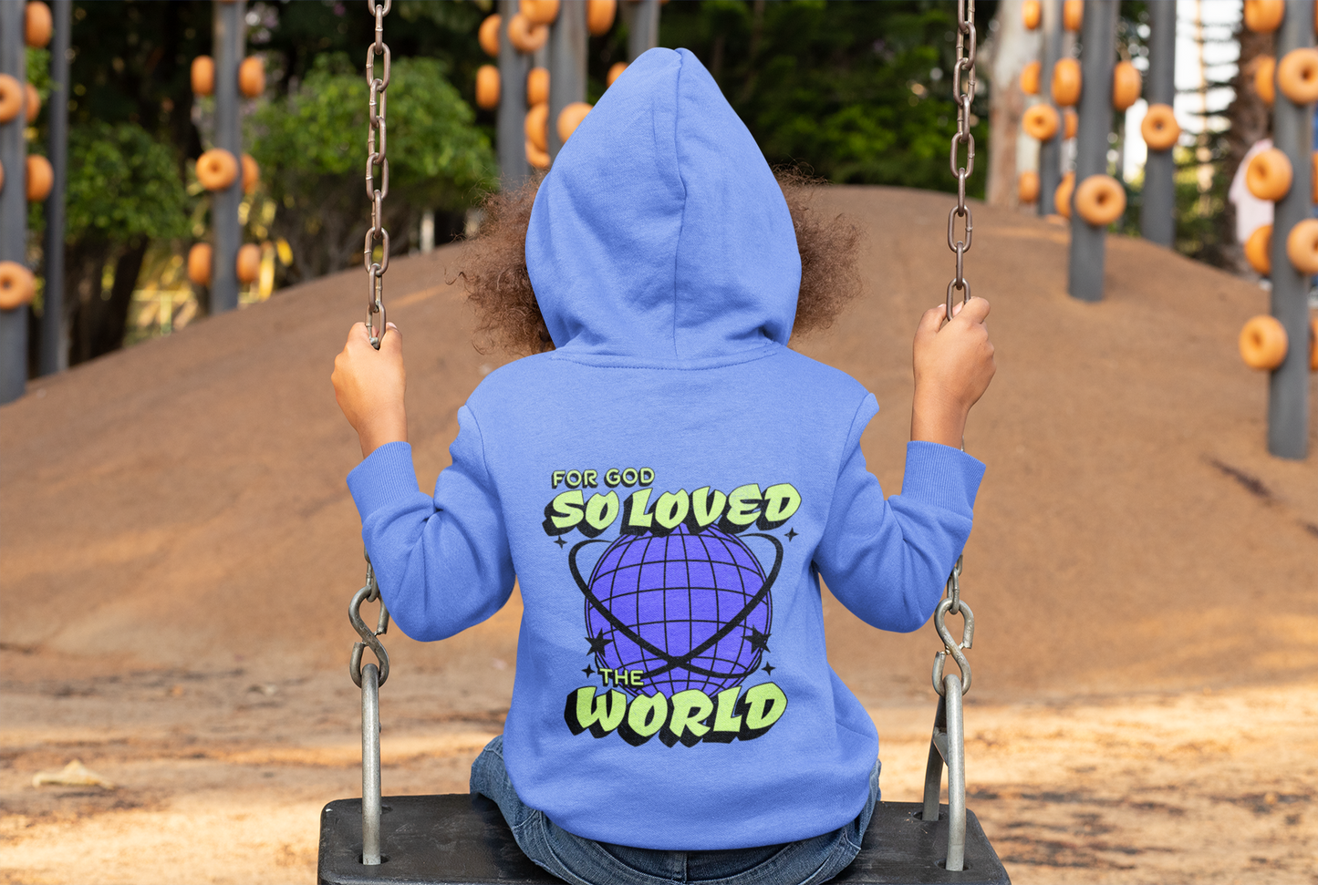 For God So Loved The World Kids Hoodie