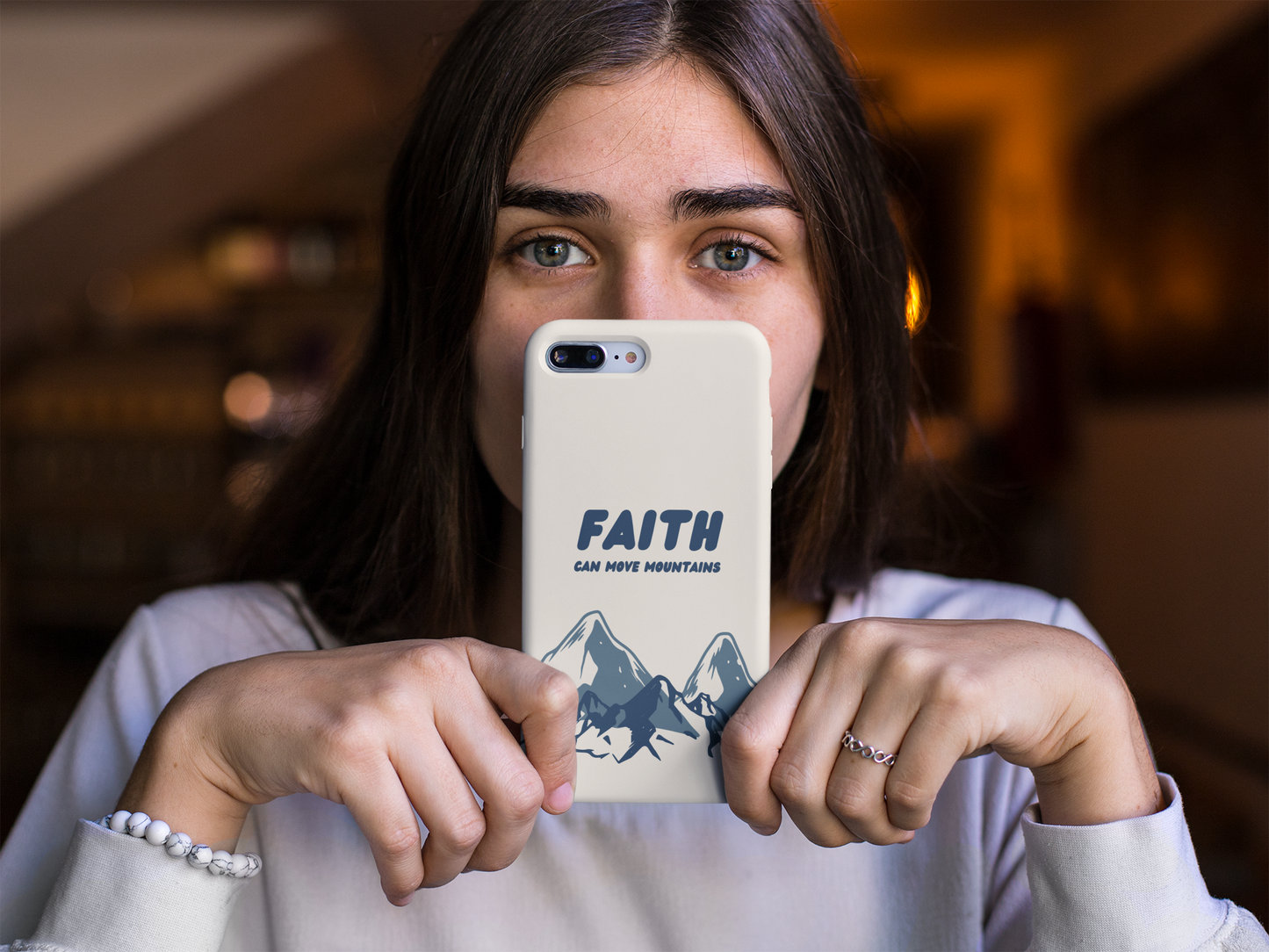 Faith Can Move Mountains Phone Case