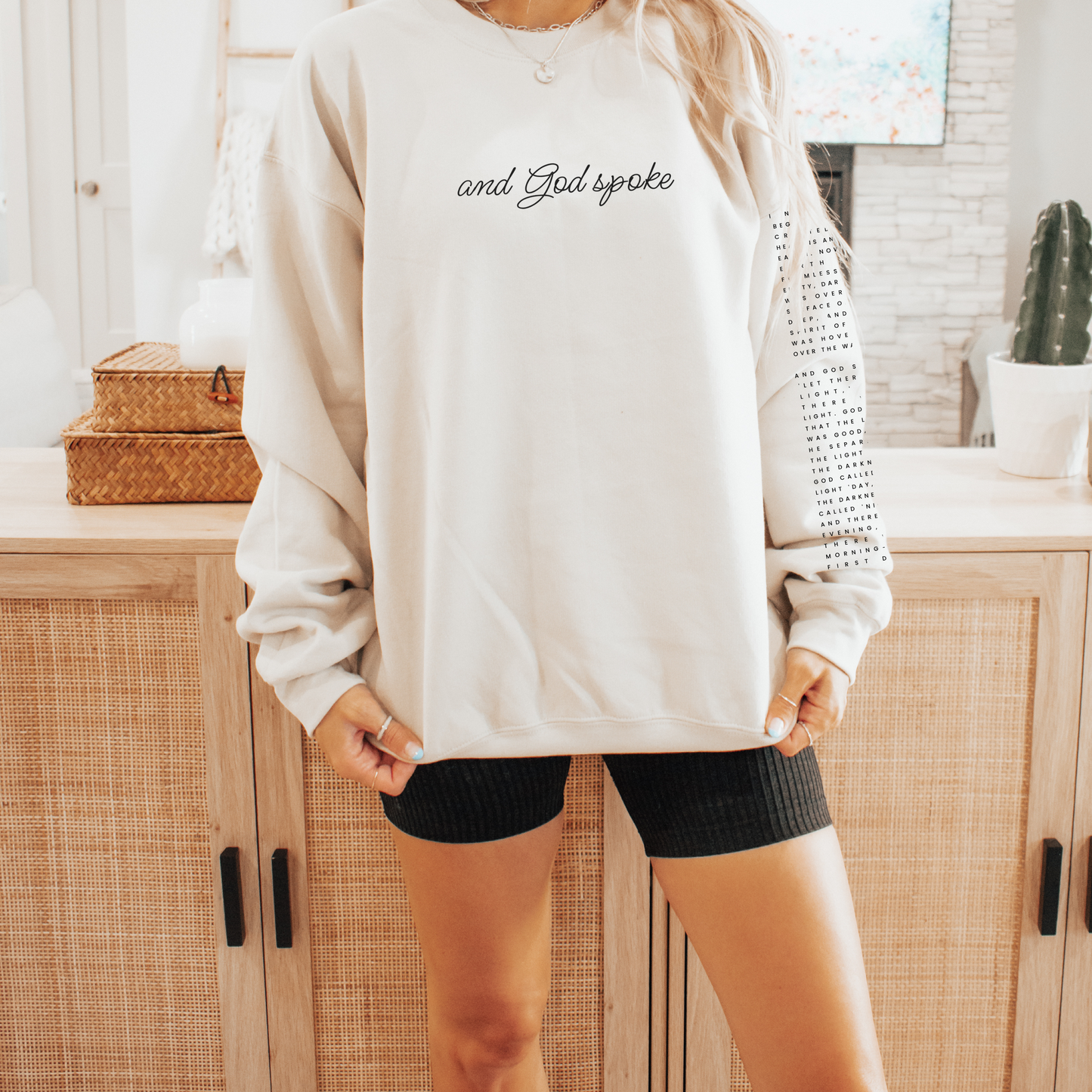 And God Spoke Sweatshirt